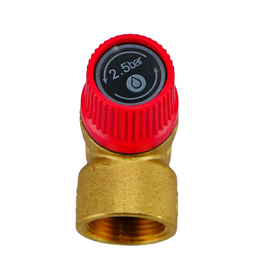 Клапан предохранительный SVH 25 (1/2”. 2.5 бар) в сборе для автоклава